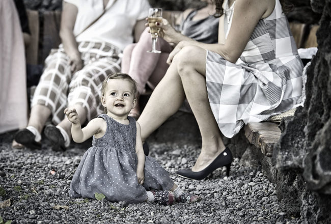 małe dziecko podczas wesela na Lanzarote
